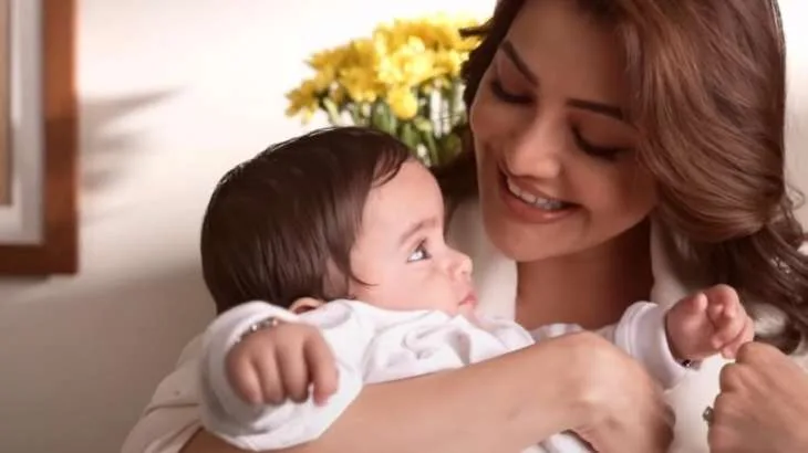 kajal aggarwal son photos