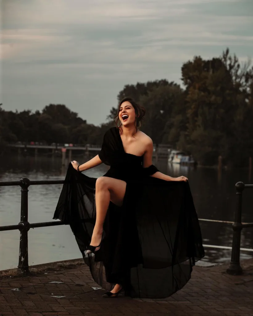 Payal Rajput Black Dress photos