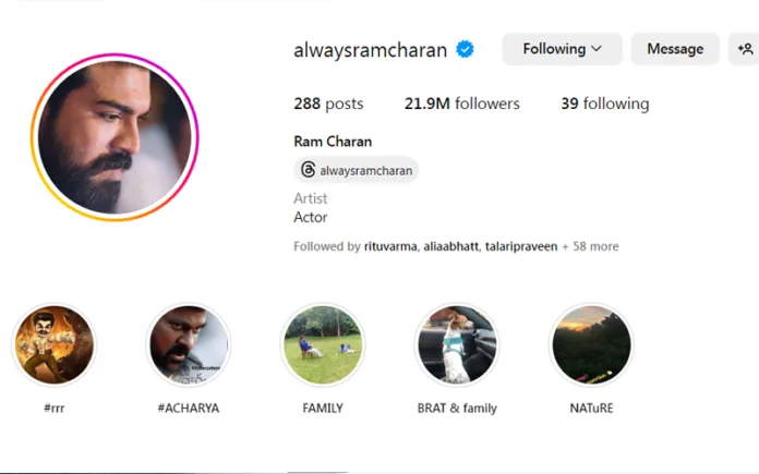 Ram charan